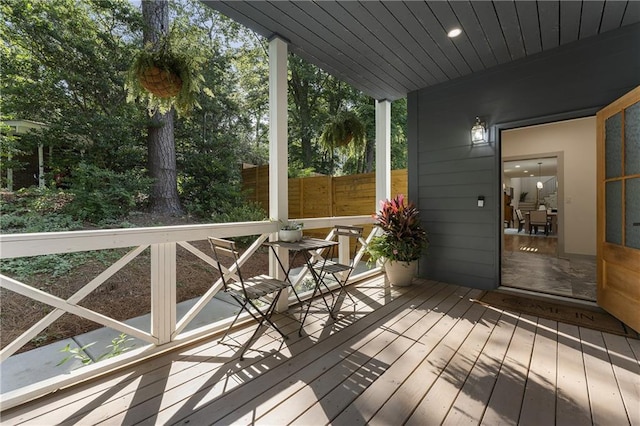 3899 Carlton Dr, Chamblee, GA 30341 - view of wooden deck