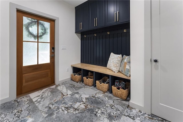 3899 Carlton Dr, Chamblee, GA 30341 - mudroom featuring plenty of natural light and marble finish floors