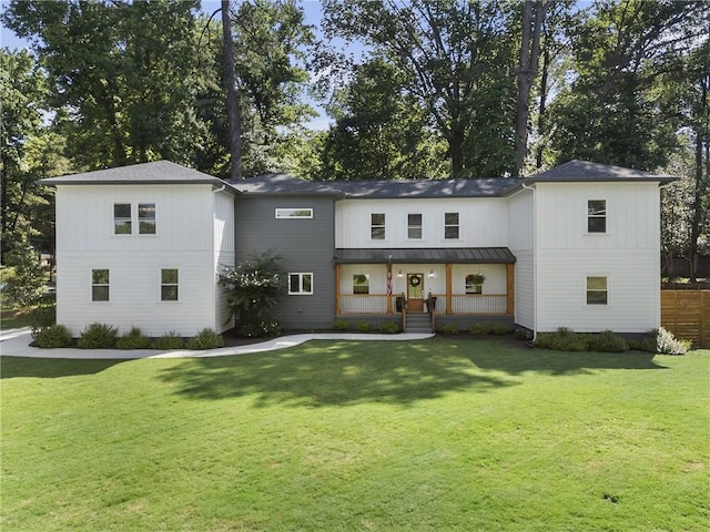 3899 Carlton Dr, Chamblee, GA 30341 - view of front of house with a front lawn and a porch