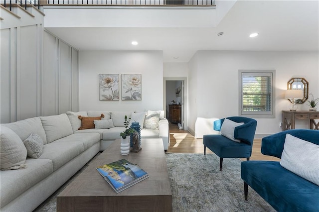 3899 Carlton Dr, Chamblee, GA 30341 - living room with wood finished floors and recessed lighting