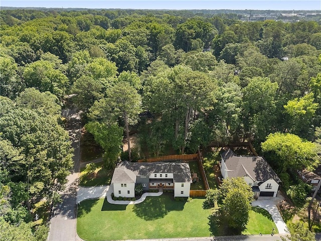 3899 Carlton Dr, Chamblee, GA 30341 - view of subject property with a heavily wooded area