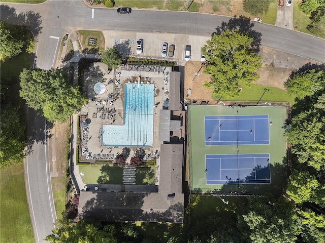 3899 Carlton Dr, Chamblee, GA 30341 - drone / aerial view of a pool area