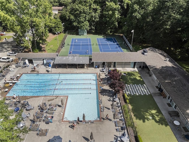 3899 Carlton Dr, Chamblee, GA 30341 - aerial view of a pool