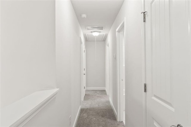 5209 Waterworks Rd, Jefferson, GA 30549 - corridor featuring attic access, carpet floors, and baseboards