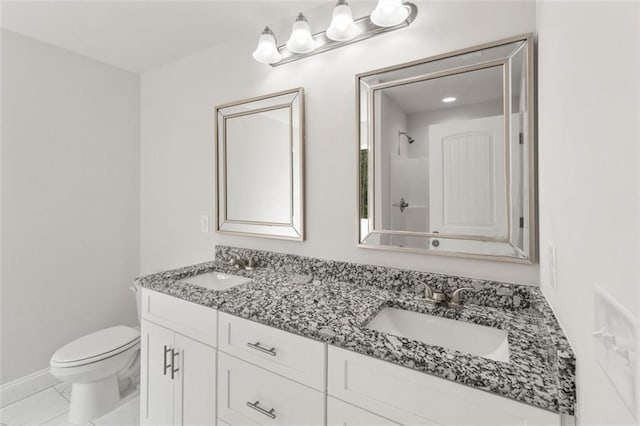 5209 Waterworks Rd, Jefferson, GA 30549 - full bathroom with double vanity and toilet