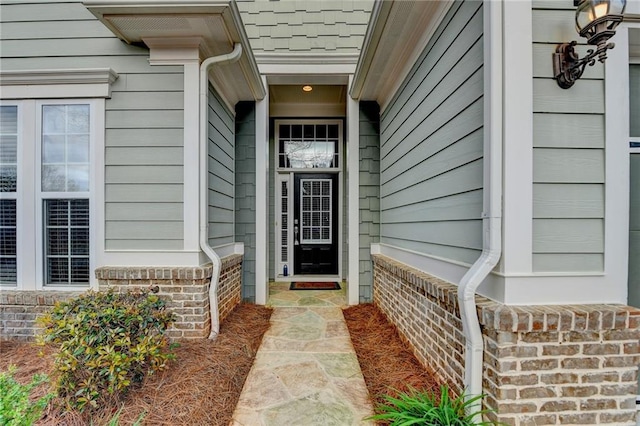 view of exterior entry