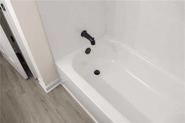 3530 Turner Heights Dr, Decatur, GA 30032 - full bath featuring wood finished floors and baseboards