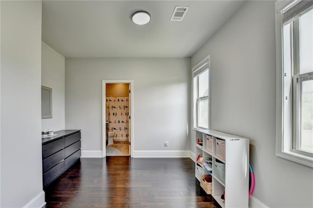 7470 Oldbury Pl, Cumming, GA 30040 - interior space with dark wood finished floors and baseboards