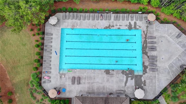 7470 Oldbury Pl, Cumming, GA 30040 - bird's eye view of a pool