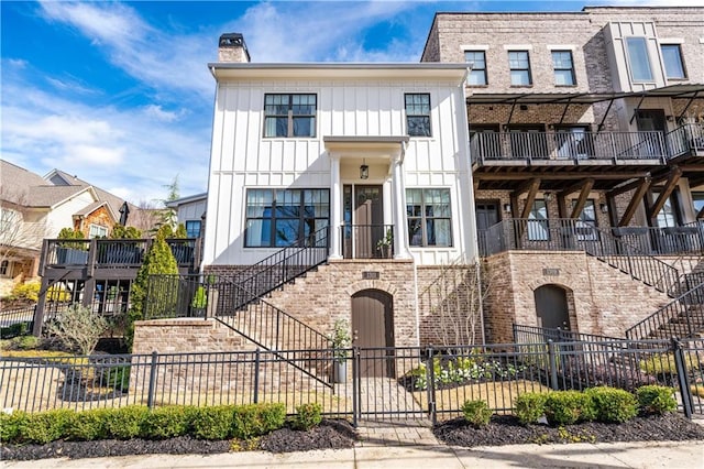 view of townhome / multi-family property