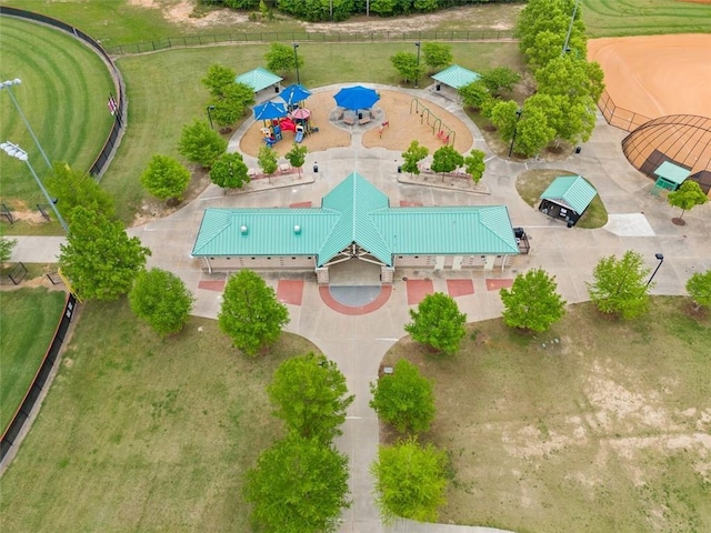 drone / aerial view