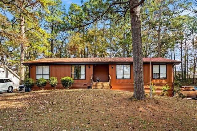 view of ranch-style home