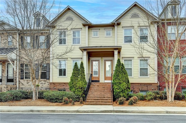 multi unit property with brick siding