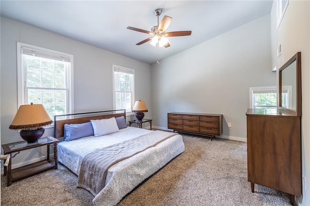 2010 2nd Ave, Decatur, GA 30032 - carpeted bedroom featuring baseboards and ceiling fan