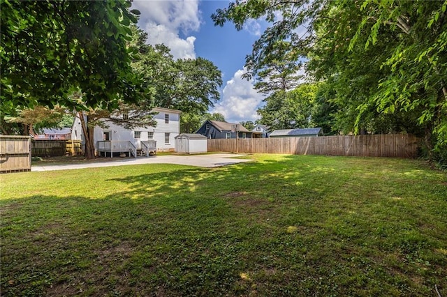 2010 2nd Ave, Decatur, GA 30032 - fenced backyard featuring a storage unit and a deck