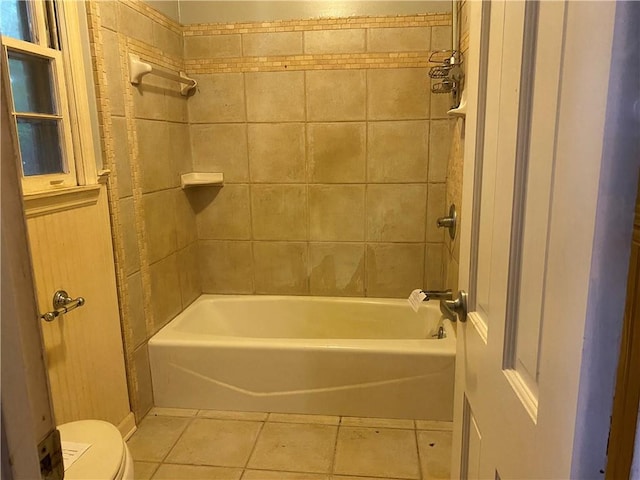 3794 W Hayward Ct, Tucker, GA 30084 - full bathroom featuring tile patterned floors, toilet, and shower / bathtub combination