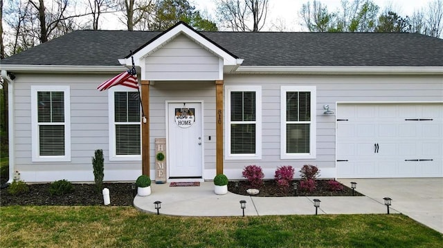 810 Shannon Circle Connector NE, Rome, GA 30161 - ranch-style house with a garage, a front lawn, and a shingled roof