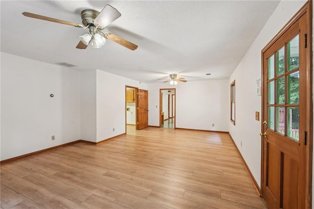 2110 Waterloo Cir, Lawrenceville, GA 30043 - unfurnished room with ceiling fan and light wood-type flooring
