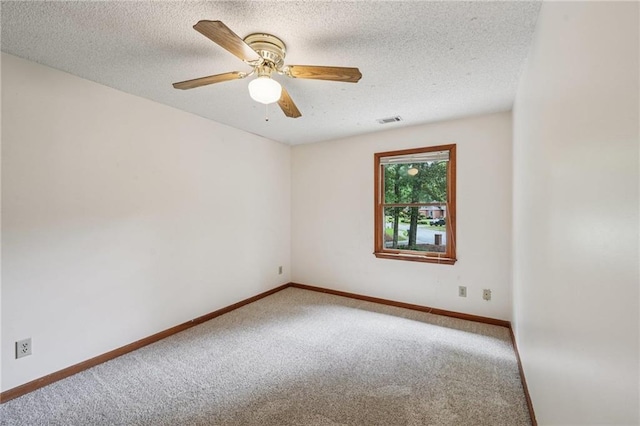 2110 Waterloo Cir, Lawrenceville, GA 30043 - carpeted spare room with a textured ceiling and ceiling fan