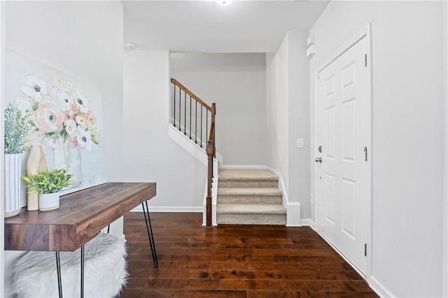 306 Springwater Way, Bremen, GA 30110 - foyer featuring stairs and hardwood / wood-style floors
