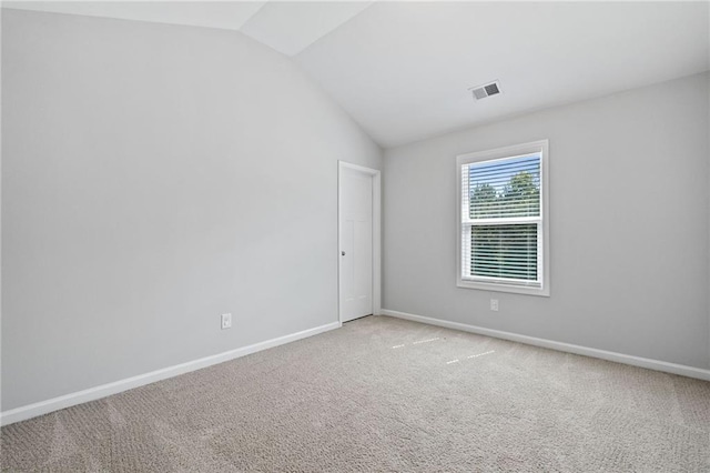 306 Springwater Way, Bremen, GA 30110 - empty room with lofted ceiling and carpet flooring