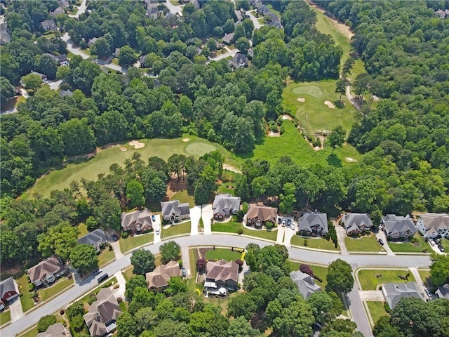 2510 Wood Creek Ct, Dacula, GA 30019 - aerial view of property and surrounding area featuring nearby suburban area and a local golf course