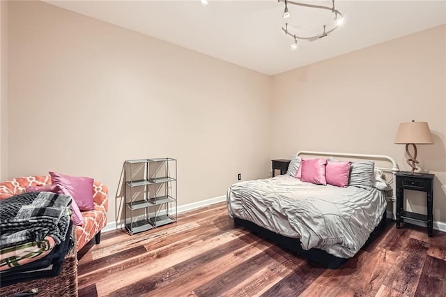 162 Taylor Ridge Way, Milton, GA 30004 - bedroom with wood finished floors and track lighting