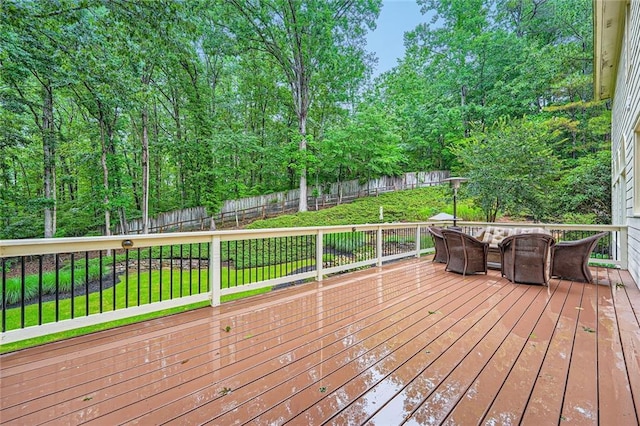 162 Taylor Ridge Way, Milton, GA 30004 - deck featuring a fenced backyard