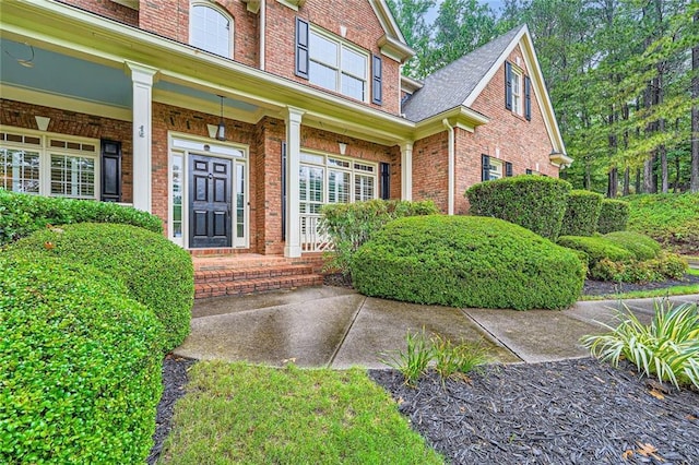 162 Taylor Ridge Way, Milton, GA 30004 - entrance to property featuring brick siding and a porch