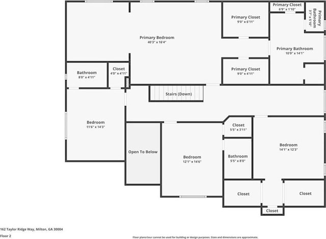 162 Taylor Ridge Way, Milton, GA 30004 - view of floor plan / room layout