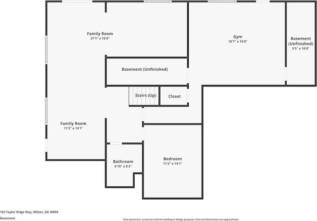 162 Taylor Ridge Way, Milton, GA 30004 - view of property floor plan