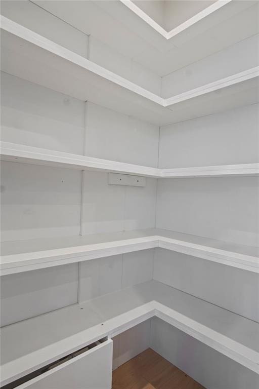 view of storage area