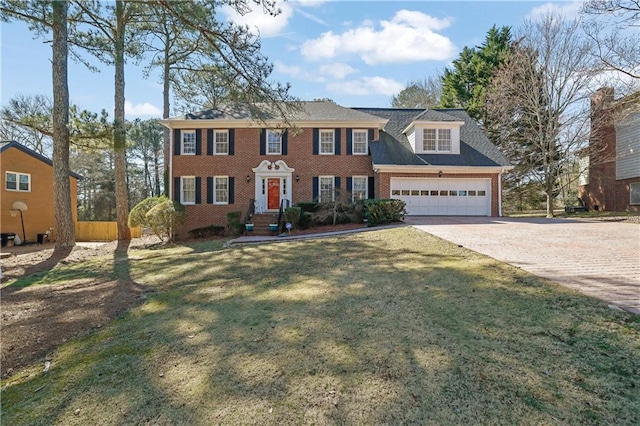 view of front of home with a front yard