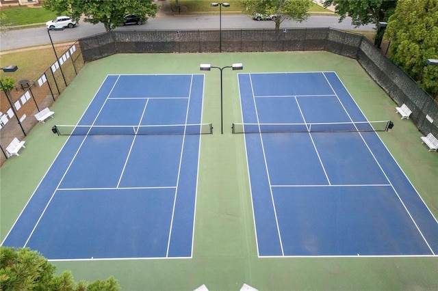 225 Ruby Forest Pkwy, Suwanee, GA 30024 - view of tennis court featuring community basketball court