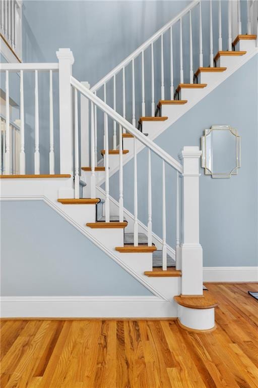 1658 E Clifton Rd NE, Atlanta, GA 30307 - staircase featuring wood finished floors and baseboards
