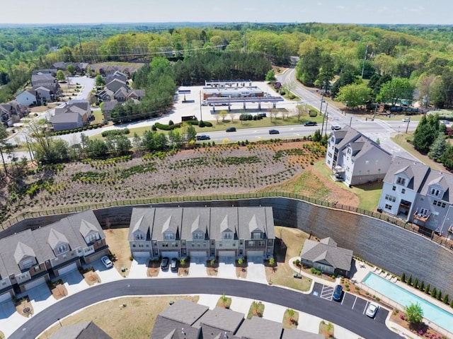 birds eye view of property featuring a residential view