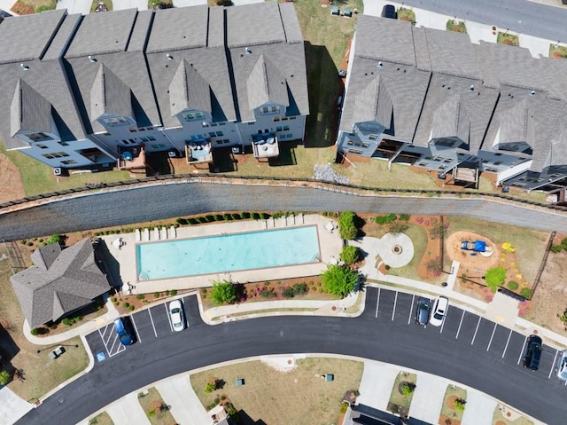 bird's eye view featuring a residential view