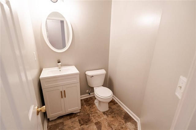 1200 Martins Chapel Ln SE, Lawrenceville, GA 30045 - half bath with vanity and stone finish floors
