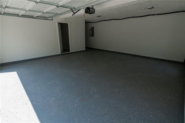 1200 Martins Chapel Ln SE, Lawrenceville, GA 30045 - garage featuring a garage door opener and electric panel
