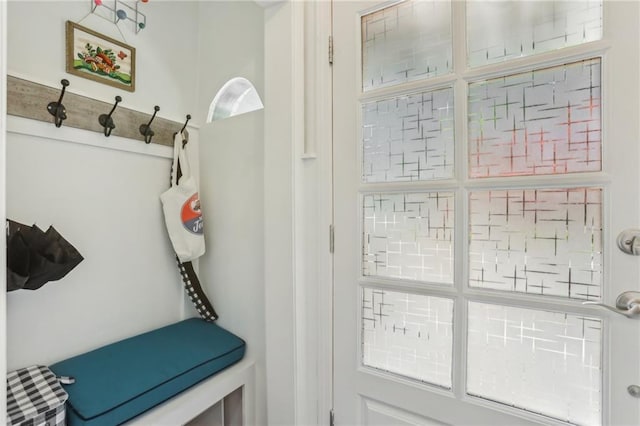 view of mudroom