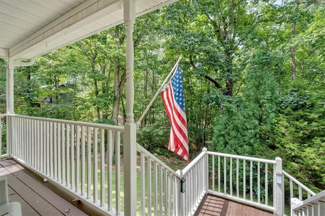 1341 Little Deer Run, Canton, GA 30114 - view of wooden terrace