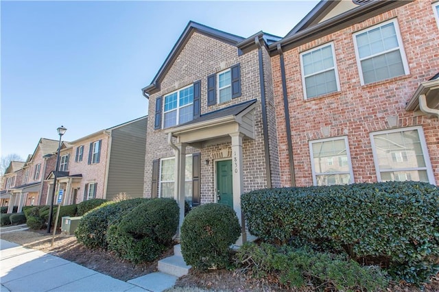 1830 Bayrose Cir Unit 30B, East Point, GA 30344 - view of front of house with a residential view and brick siding