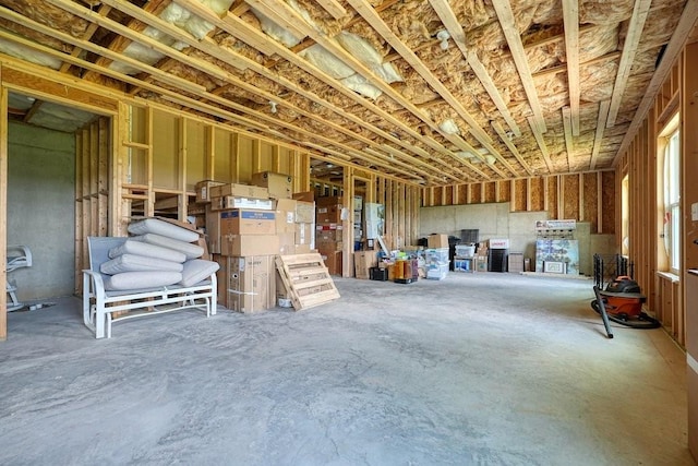 misc room featuring concrete floors