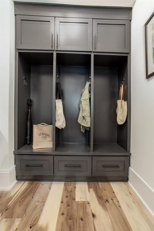 1168 Mado Loop, Chattahoochee Hills, GA 30268 - mudroom with light wood finished floors and baseboards