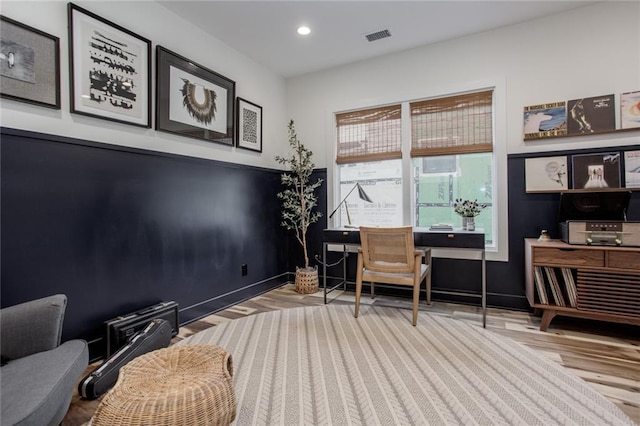 1168 Mado Loop, Chattahoochee Hills, GA 30268 - home office featuring wood finished floors and recessed lighting