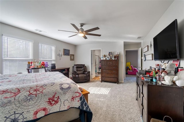 4770 Alford Commons, Cumming, GA 30028 - bedroom featuring light carpet and ceiling fan