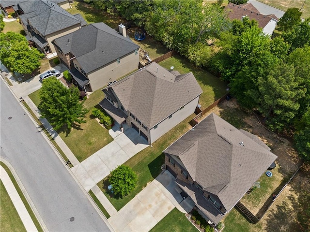 birds eye view of property featuring a residential view