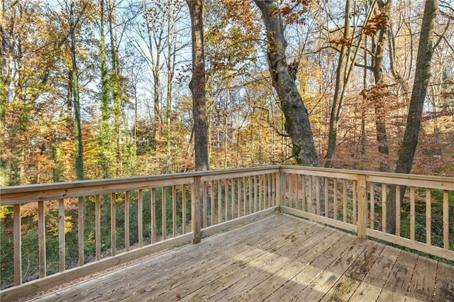 view of deck