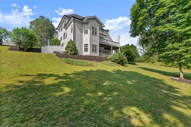 4514 Walking Stick Ln, Gainesville, GA 30506 - rear view of house with a lawn and a wooden deck