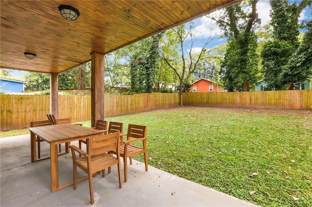 view of patio